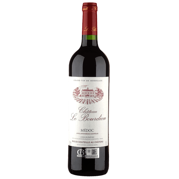 Bordeaux Medoc rouge Chateau Bourdieu 0,375