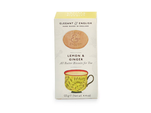 Butter Biscuits, "Lemon & Ginger", 140 Gramm