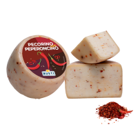 Pecorino mit Chilischoten