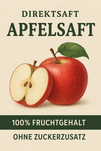 Direktsaft aus Bio-Äpfeln BiB 3,00