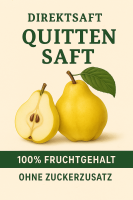 Direktsaft aus Bio-Quitten sortenrein BiB 3,00