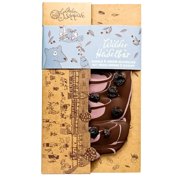 Wilder Heidelbär -gemischte Schokolade- Grundpreis 8,90 / 100g