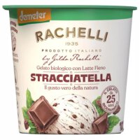 Stracciatella-Eis, aus Heumilch Becher 125ml